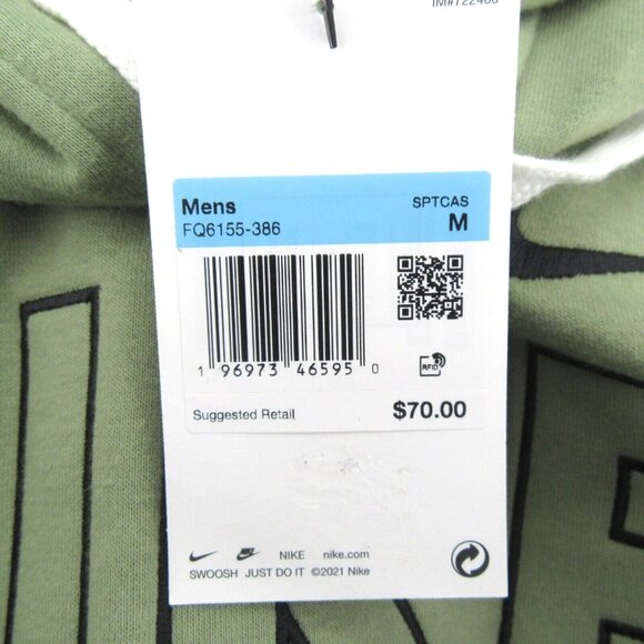 Nike Sportswear Club Fleece Pullover Hoodie Mens Size Medium NEW - Picture 9 of 12